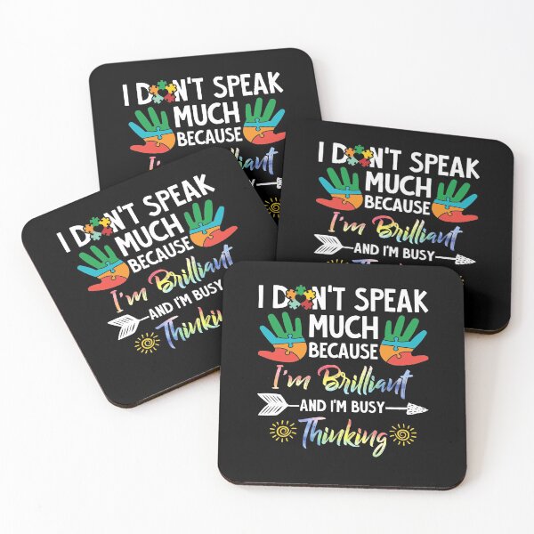 Item preview, I'm Brilliant And I'm Busy Thinking Puzzle - Autism Awareness Gift designed and sold by Dressed For  Duty.