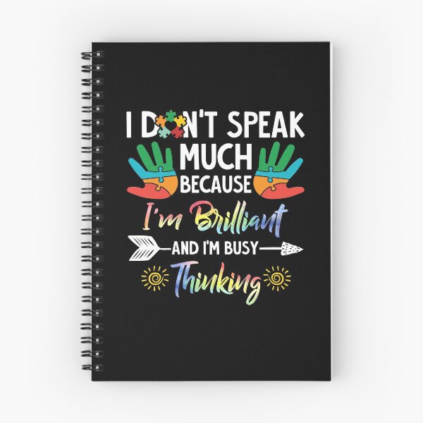 Item preview, I'm Brilliant And I'm Busy Thinking Puzzle - Autism Awareness Gift designed and sold by Dressed For  Duty.