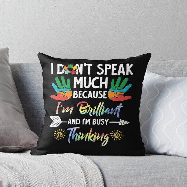 Item preview, I'm Brilliant And I'm Busy Thinking Puzzle - Autism Awareness Gift designed and sold by Dressed For  Duty.