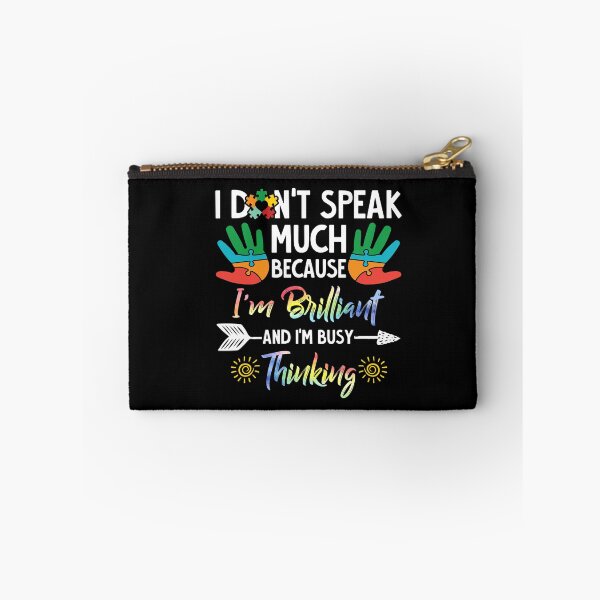 Item preview, I'm Brilliant And I'm Busy Thinking Puzzle - Autism Awareness Gift designed and sold by Dressed For  Duty.