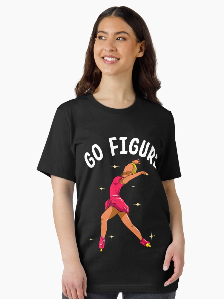 Thumbnail 1 of 7, Essential T-Shirt, Go Figure - Ice Skater Figure - Figure Skater designed and sold by Nzgiftsandmore.