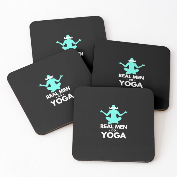 Item preview, Funny design - Real Men do Yoga designed and sold by Rhu Creations.