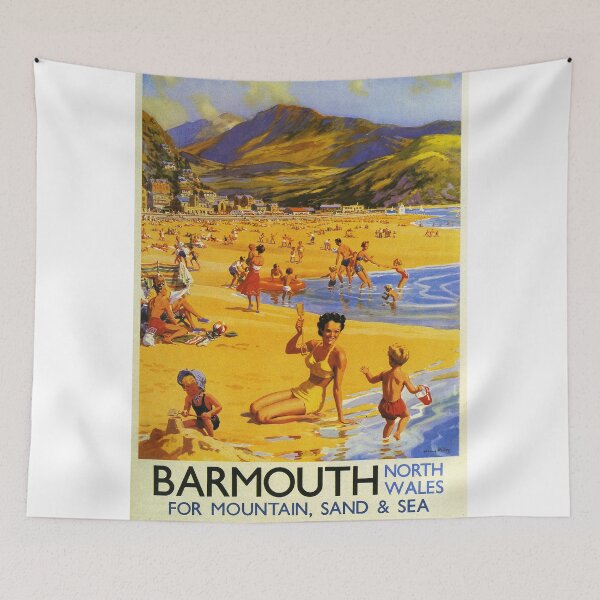 Item preview, Barmouth North Wales - Vintage Travel designed and sold by Culturio.