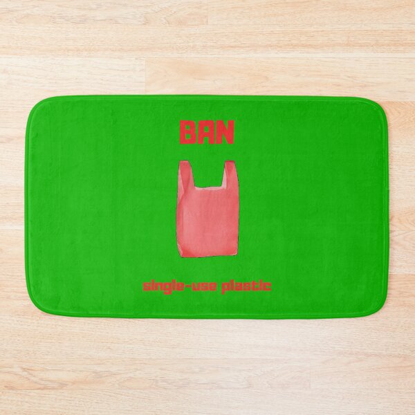 Item preview, Ban Single-use Plastic designed and sold by Ashrul Khairuddin.