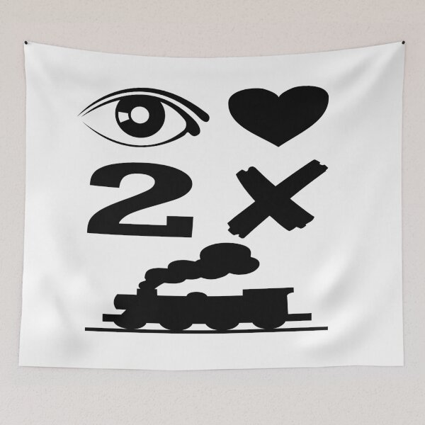 Item preview, Eye Love Two Cross Train designed and sold by Elfyau.