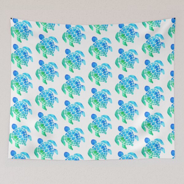 Item preview, Blue Green Turtle designed and sold by mynameisliana.