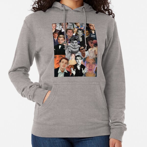 Leonardo Dicaprio Collage Lightweight Hoodie