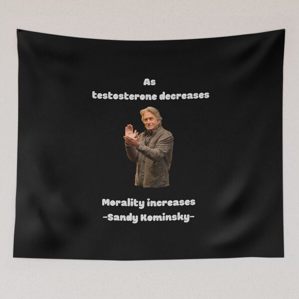 Item preview, As testosterone decreases, morality increases designed and sold by Ashrul Khairuddin.