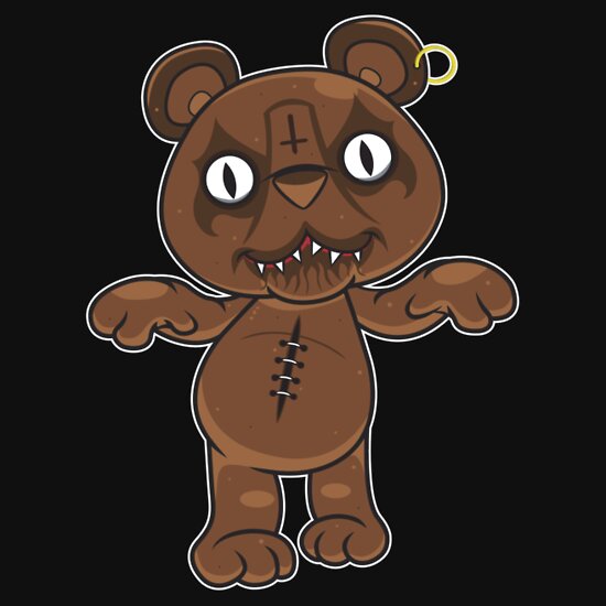 metal teddy bear