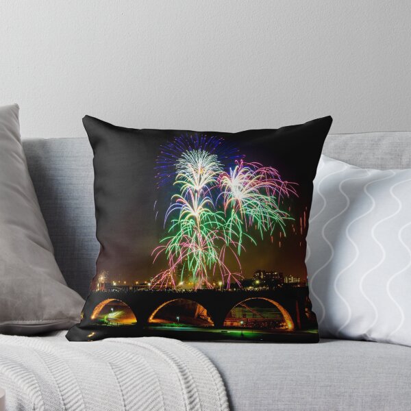 Item preview, Fireworks Over Stone Arch Bridge designed and sold by Tina Hailey.