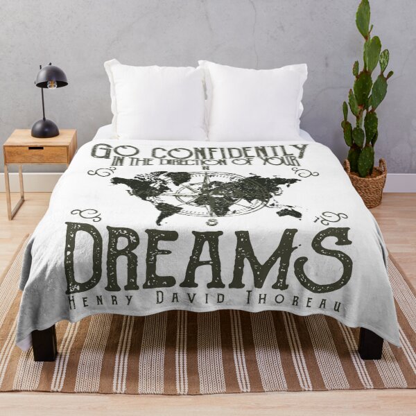 Item preview, Go Confidently In The Direction Of Your Dreams designed and sold by Vintage-Artwork.