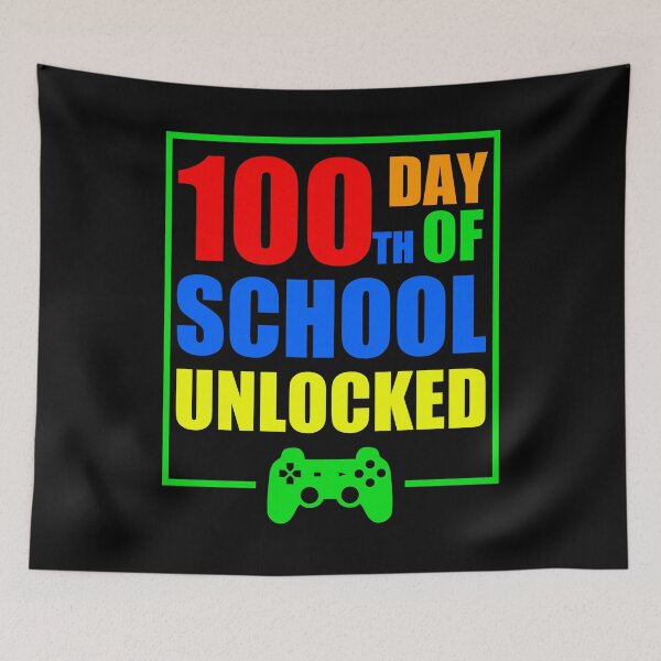 Item preview, 100th Day Of School Unlocked 2021 Great Gift Idea For Teachers And Students Funny School designed and sold by naworas.