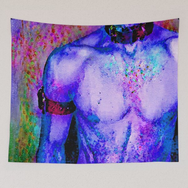 Aperçu de l'œuvre Homme à col abstrait créée et vendue par ArcadiaAbstract.