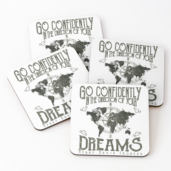 Item preview, Go Confidently In The Direction Of Your Dreams designed and sold by Vintage-Artwork.
