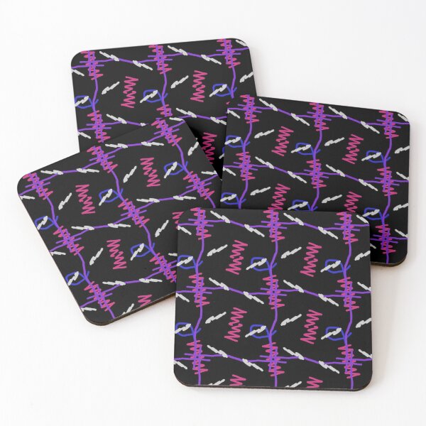 Item preview, Electric Wires Fence - Modern Hip Cool Dark Pattern designed and sold by Plastic Memory Archive.