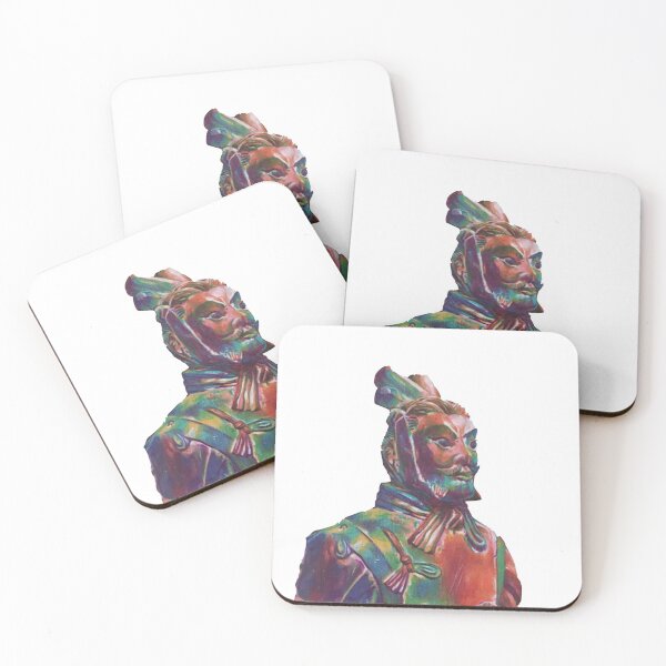 Item preview, Polychrome Terracotta Warrior designed and sold by ZachMundArt.
