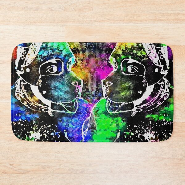 Item preview, Blacklight Ink and Colorsplash Pup Pair designed and sold by ArcadiaAbstract.
