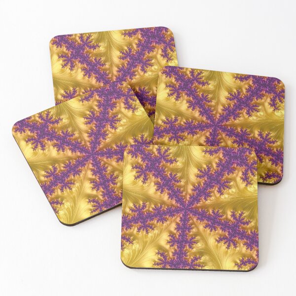 Item preview, Golden Fractal Star designed and sold by Elisabeth Lucas.