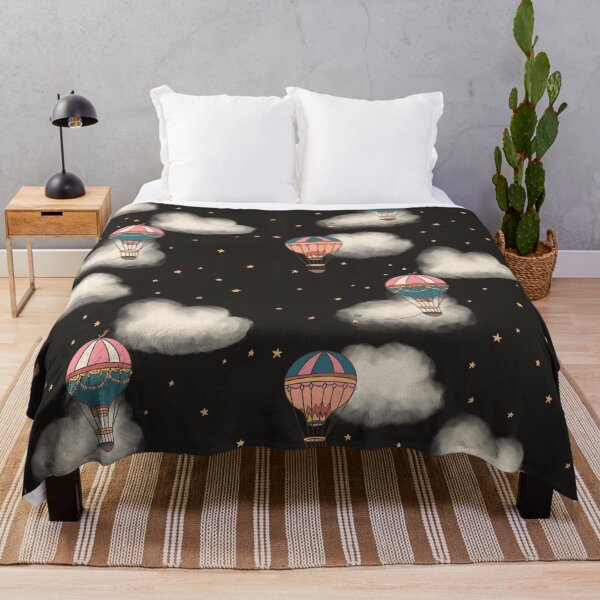 Item preview, Hot Air Balloon at night designed and sold by Hejamieson Designs.