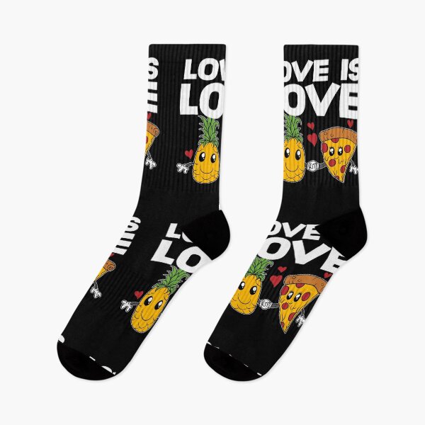 Item preview, Love Is Love Pineapple Pizza Couple Matching Foodie Outfit designed and sold by MakeGoodChoices.