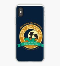 Great Pumpkin Ale Linus and Lucy iPhone Case