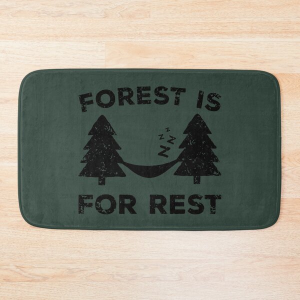 Item preview, Forest Is For Rest Pine Trees with Hammock designed and sold by hadicazvysavaca.