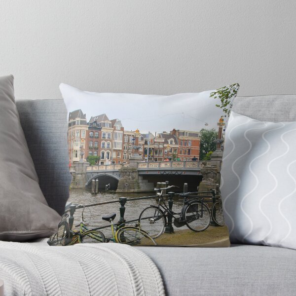 Item preview, Bridge, canal and bikes, Amsterdam, Holland designed and sold by FranWest.
