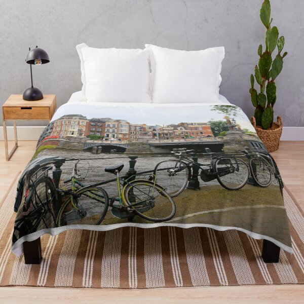 Item preview, Bridge, canal and bikes, Amsterdam, Holland designed and sold by FranWest.