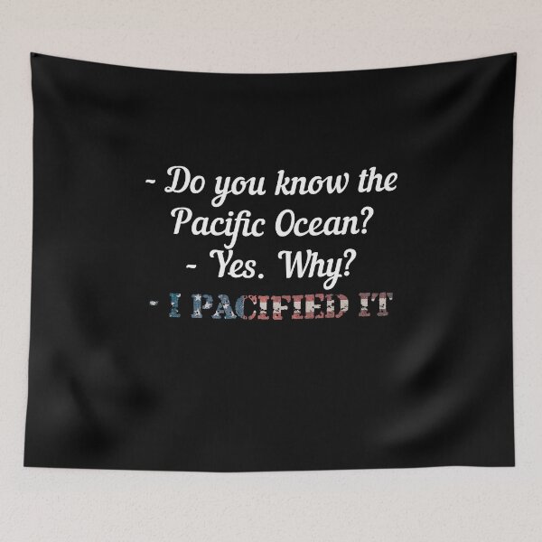 Item preview, I Pacified It - Funny Joke designed and sold by Eugene Feato.