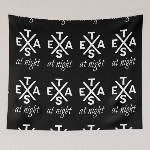 Item preview, Cool Texas at night Branding Cowboy Souvenir USA Typography Gift designed and sold by peter2art.