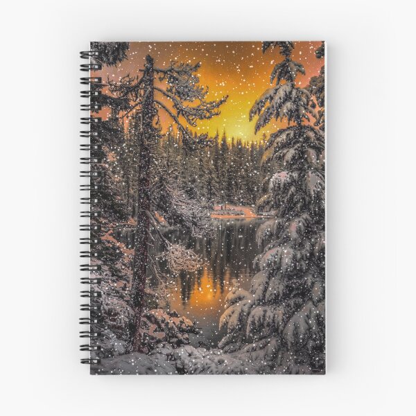 Item preview, Snow at Big Lake designed and sold by Charles & Patricia   Harkins ~ Picture Oregon.