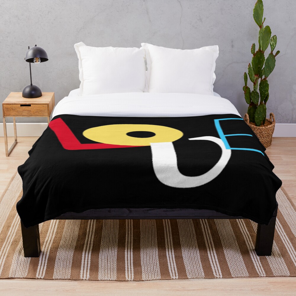 L O V E Throw Blanket