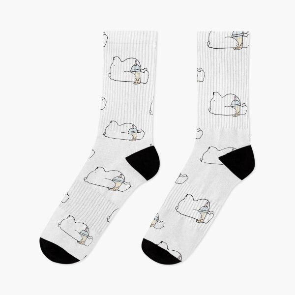 Item preview, Little Bear Chilling with it's Boba Tea designed and sold by SirBobalot.