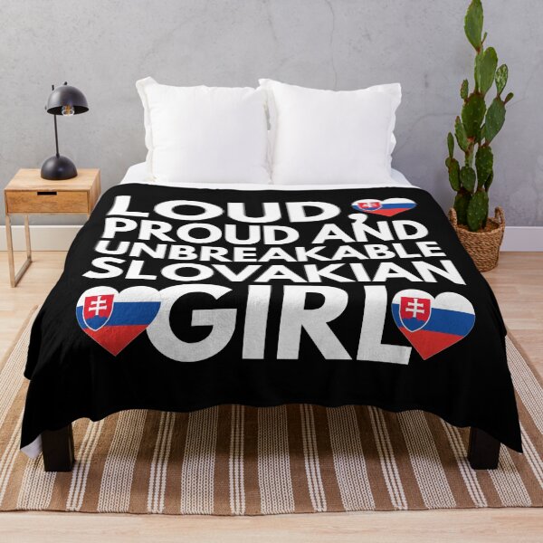 Item preview, Loud, Proud and Unbreakable Slovakian Girl from Slovakia designed and sold by HelloFromAja.