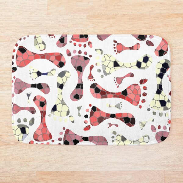 Item preview, Mosaic Footprints Pattern  designed and sold by MaksciaMind.