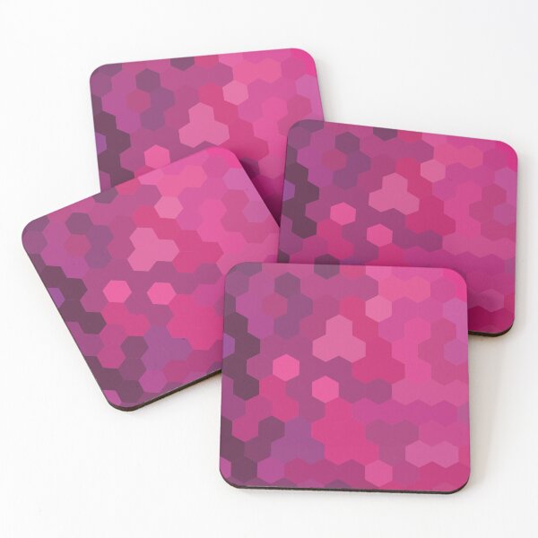 Item preview, Pink Bee Hive Hexagon Pattern designed and sold by conceptDVS.