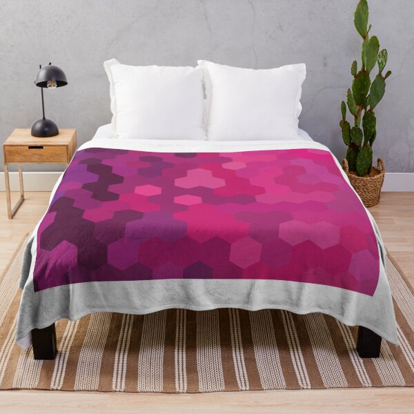 Item preview, Pink Bee Hive Hexagon Pattern designed and sold by conceptDVS.