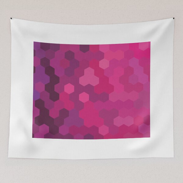 Item preview, Pink Bee Hive Hexagon Pattern designed and sold by conceptDVS.