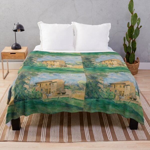 Item preview, Old Chateau - Paul Cezanne vintage painting designed and sold by Vintage Designs +.