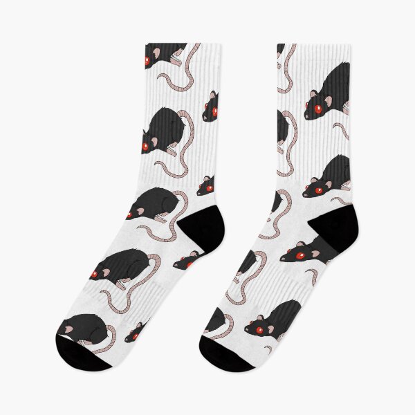 Item preview, A Little Rattie - Black w/Red Eyes designed and sold by tearsforlu.