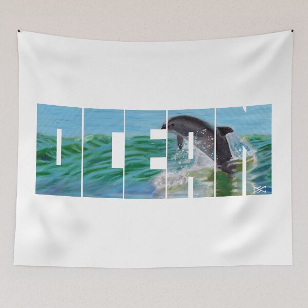 Item preview, Ocean Dolphin in Wave Silhouette designed and sold by DSC Arts.