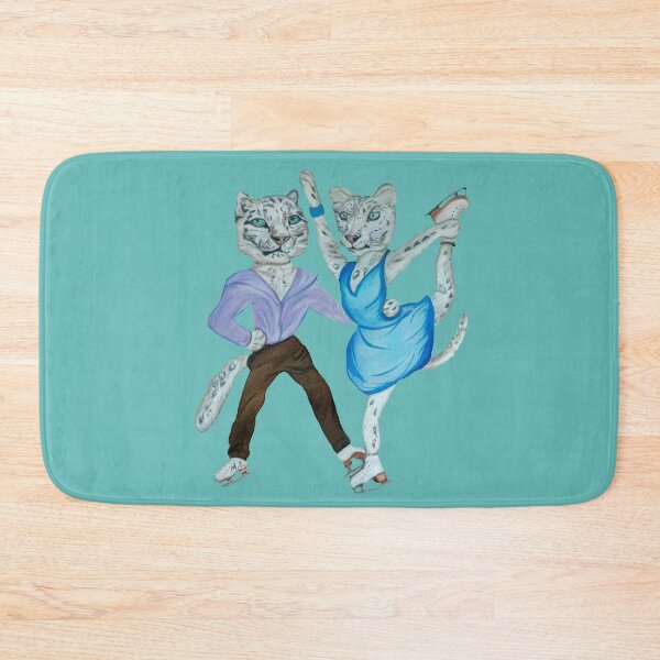 Item preview, Snow Leopards Go Ice Skating designed and sold by MariaSibireva.