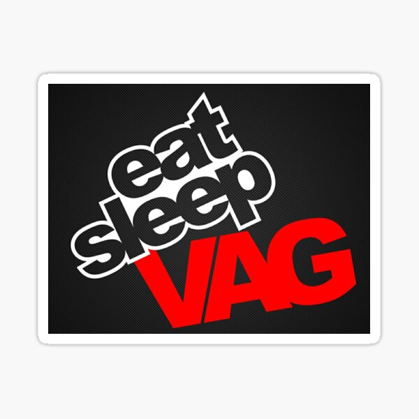 Sticker Volkswagen Eat Sleep - Autocollant Volkswagen Eat Sleep