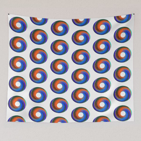 Artikelvorschau, Donut Multicolor drehen entworfen und verkauft von tetibright.