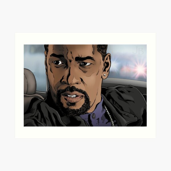 Denzel, Training Day Art Print