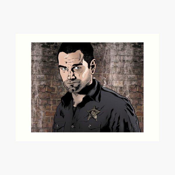 Sheriff Lucas Hood, Banshee Art Print
