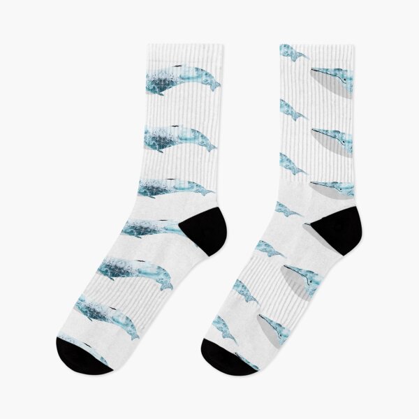 Item preview, Blue whale in the ocean designed and sold by Turquoise Tortoise.