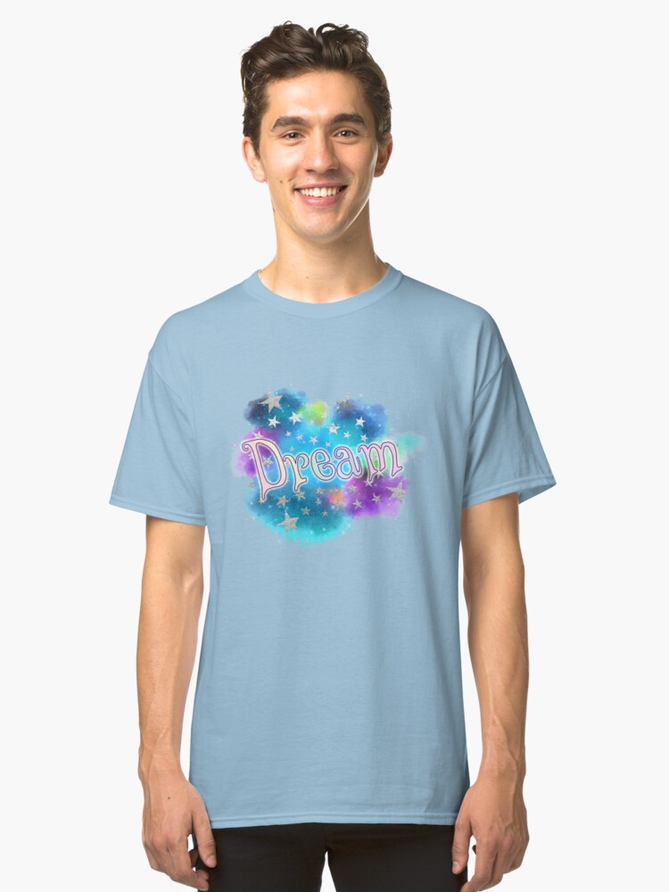 Alternate view of Dream - Clouds and Stars Classic T-Shirt