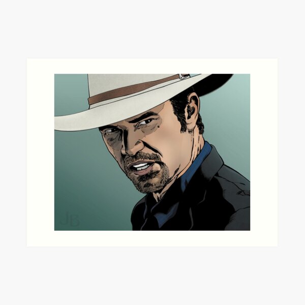Raylan Givens, Justified Art Print