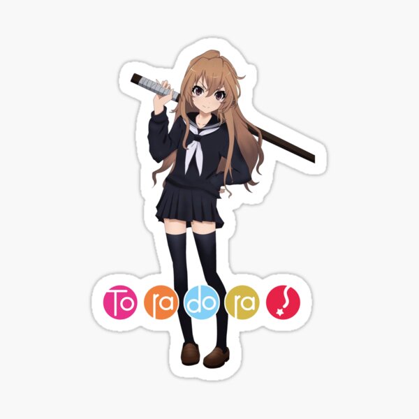  Toradora Taiga Aisaka Palmtop Ryuuji Takasu Loving Sticker for  Phone, Laptop, Skateboard, Car : Electronics